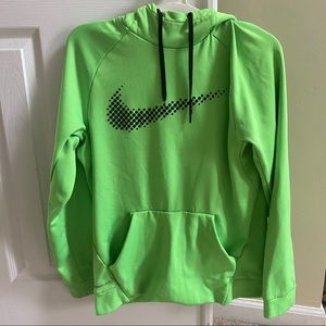 Nike Thermafit Neon Green Hoodie size M